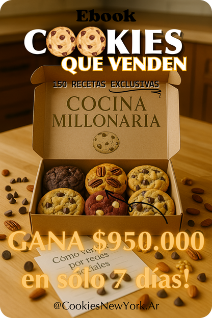 🍪Ebook "Cookies que Venden": El Método Probado para Convertir Tu Pasión en Ingresos
